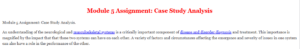 Module 5 Assignment: Case Study Analysis