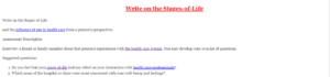 Write on the Stages-of-Life