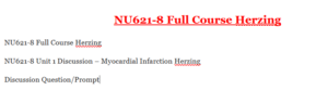 NU621-8 Full Course Herzing