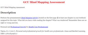GCU Mind Mapping Assessment