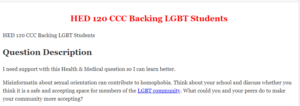 HED 120 CCC Backing LGBT Students